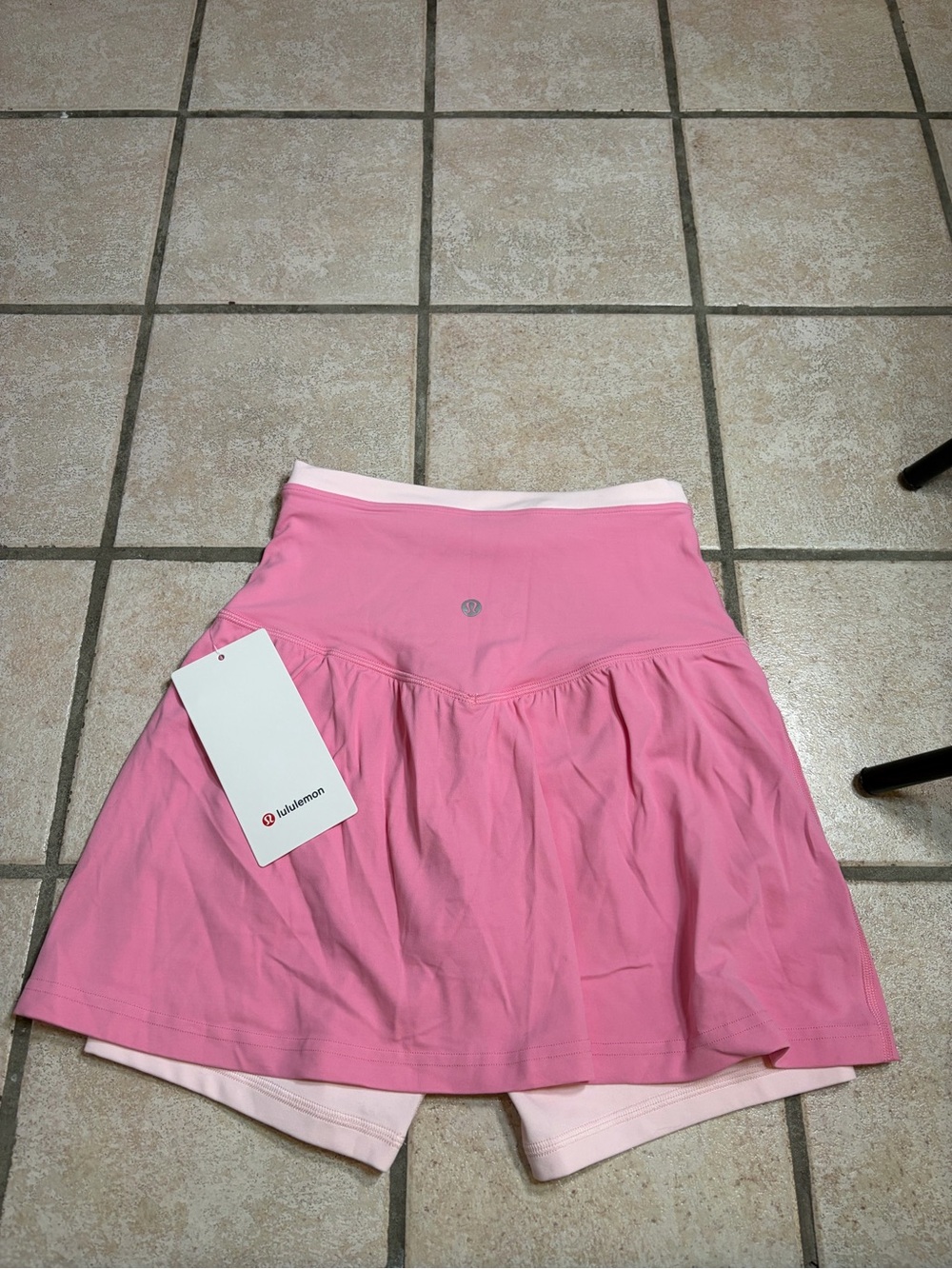 NWT Lululemon Align Super High-Rise Side-Slit Skirt *Trim (Candy Cloud/Pearl) 4 - Picture 7 of 7